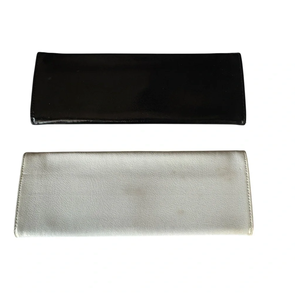 Elegant Black and White‎ Clutch Set